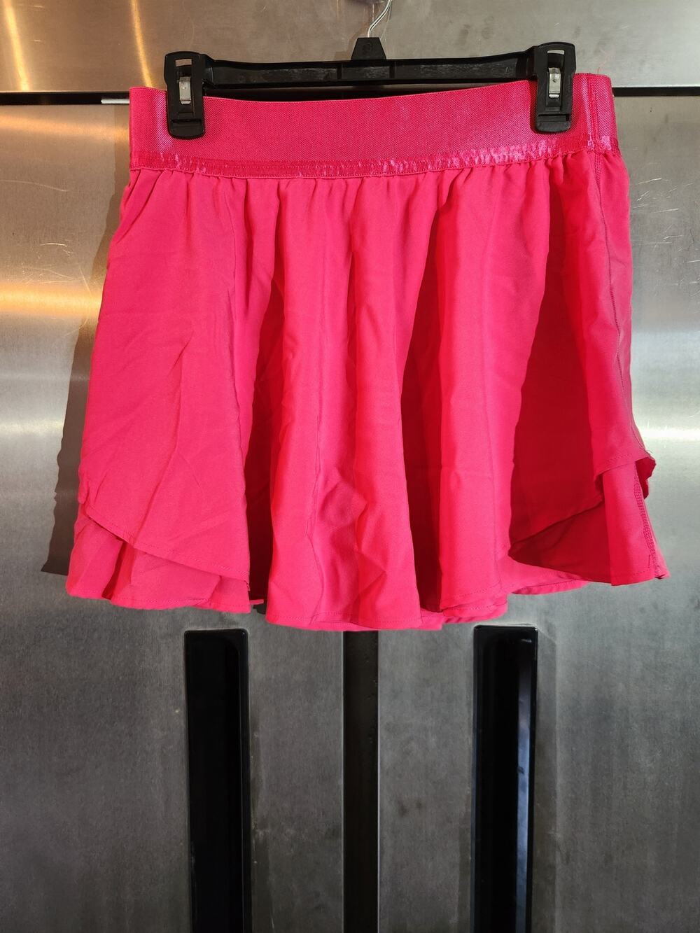 90 Degree by Reflex Lightstreme Layered Skort Hot Pink Size L